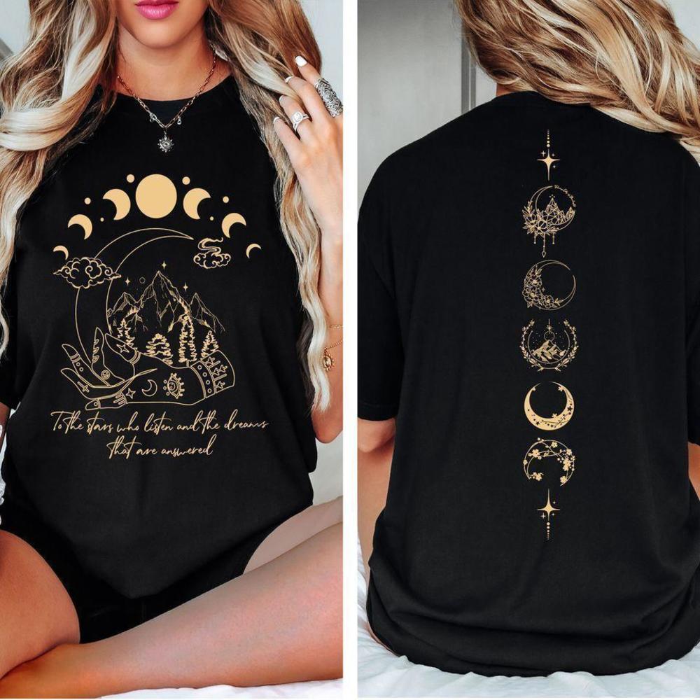 Acotar Velaris 2 Sided Patten Shirt To The Stars City The Night Court Shirt